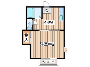 大和町ハイツの物件間取画像